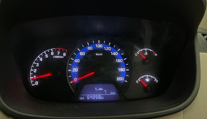 2014 Hyundai Xcent S (O) 1.2, Petrol, Manual, 64,040 km, Odometer Image