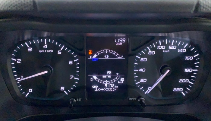 2021 Tata ALTROZ XZ PETROL, Petrol, Manual, 9,172 km, Odometer Image