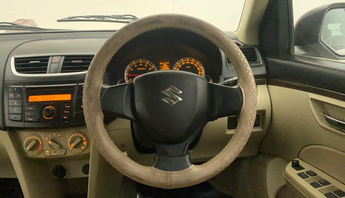 2013 Maruti Swift Dzire VXI, Petrol, Manual, 47,225 km, Steering Wheel Close Up