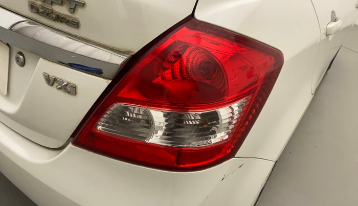 2013 Maruti Swift Dzire VXI, Petrol, Manual, 47,225 km, Right tail light - Reverse gear light not functional