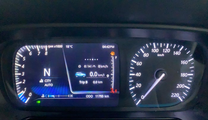 2022 Tata PUNCH CREATIVE  AMT, Petrol, Automatic, 11,793 km, Odometer Image