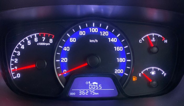 2016 Hyundai Xcent S 1.2, Petrol, Manual, 36,275 km, Odometer Image