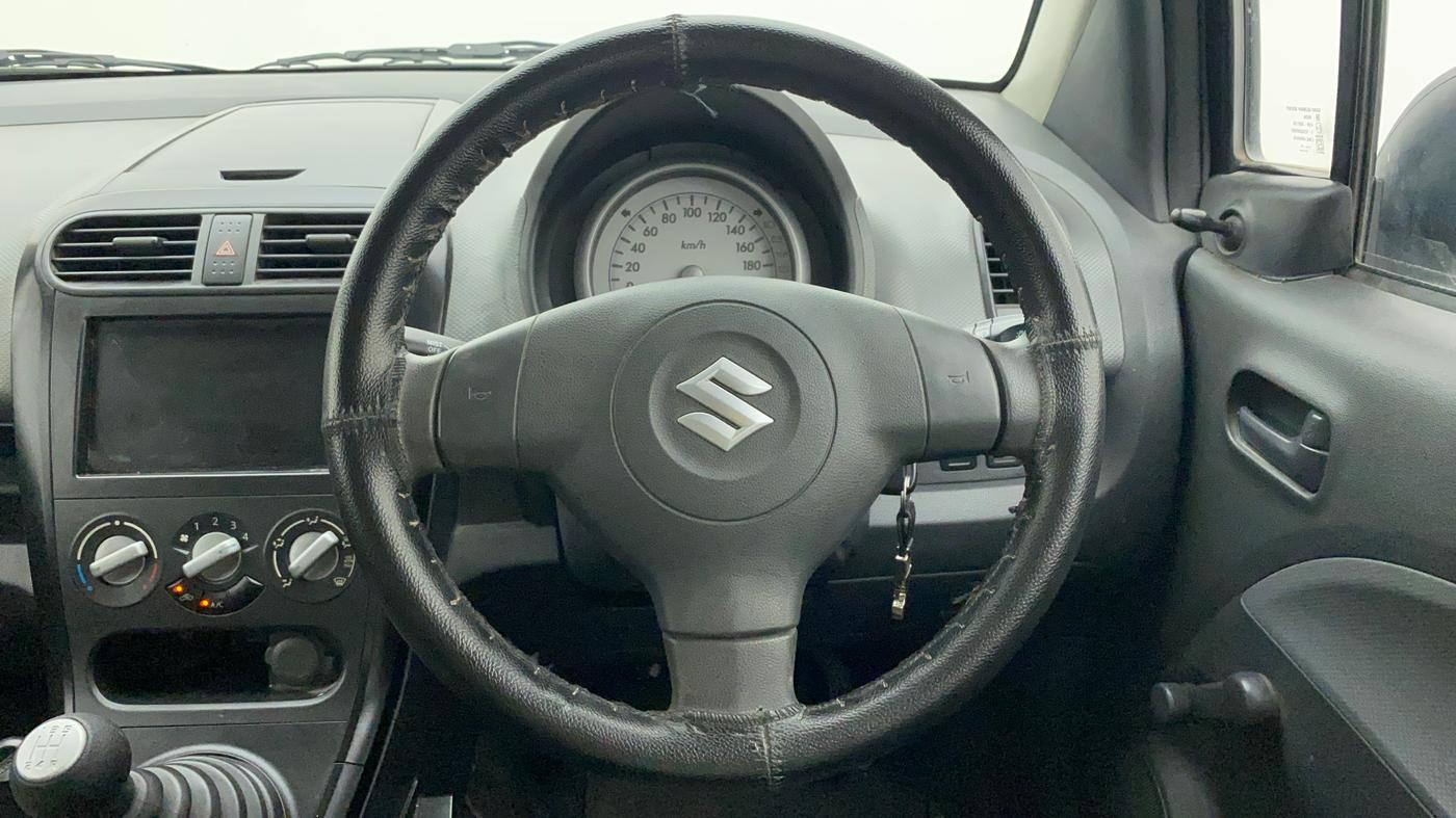 2012 Maruti Ritz LXI, Petrol, Manual, 9,583 km, Steering Wheel Close Up
