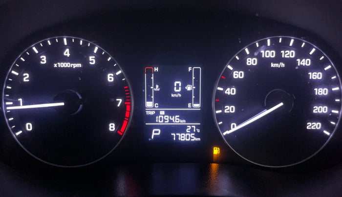2019 Hyundai Creta SX AT 1.6 PETROL, Petrol, Automatic, 77,868 km, Odometer Image