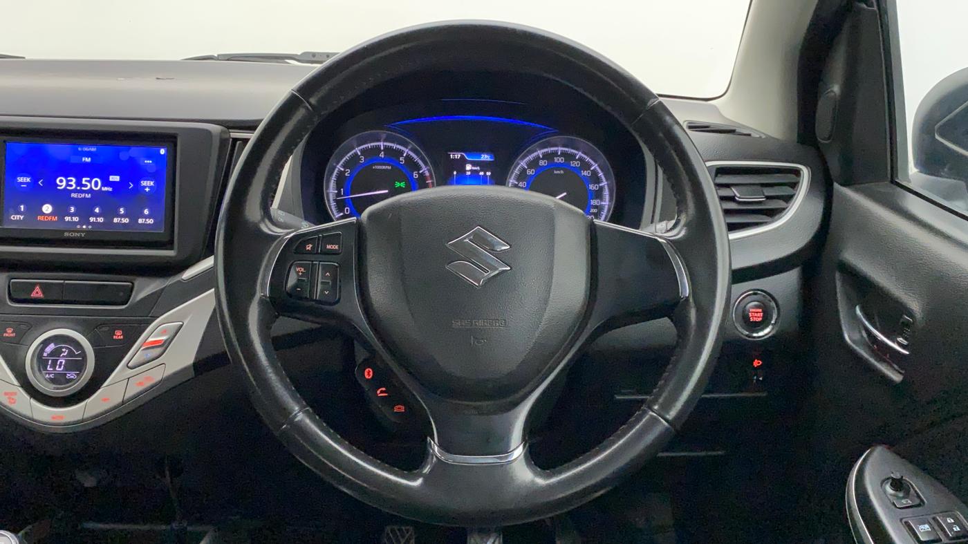 2017 Maruti Baleno ZETA PETROL 1.2, Petrol, Manual, 70,675 km, Steering Wheel Close Up