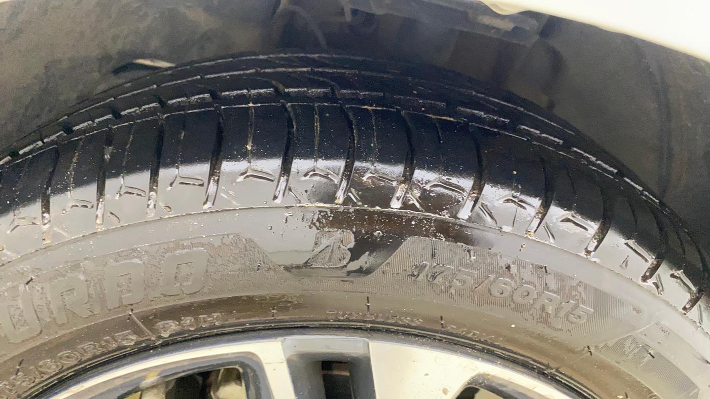 2021 Tata TIGOR XZ PLUS PETROL, Petrol, Manual, 71,950 km, Left Front Tyre Tread