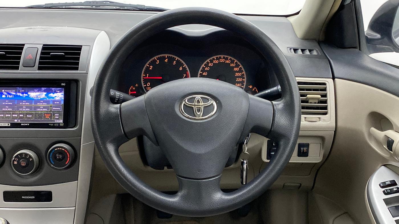2012 Toyota Corolla Altis J, Petrol, Manual, 75,498 km, Steering Wheel Close Up