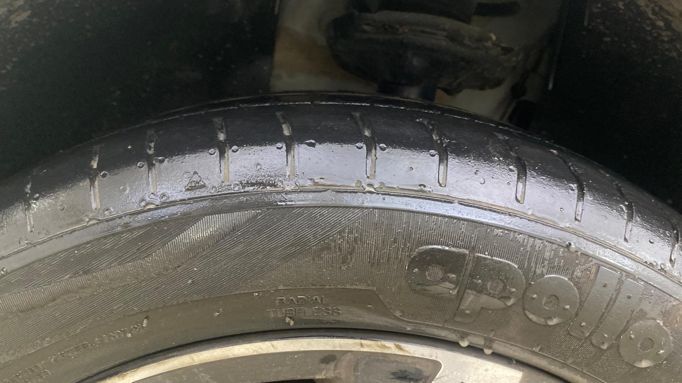 2021 Volkswagen TAIGUN GT PLUS 1.5 TSI DSG, Petrol, Automatic, 48,305 km, Left Front Tyre Tread