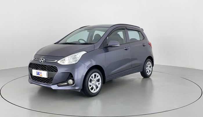 2019 Hyundai Grand i10 SPORTZ 1.2 KAPPA VTVT, Petrol, Manual, 39,642 km, Left Front Diagonal