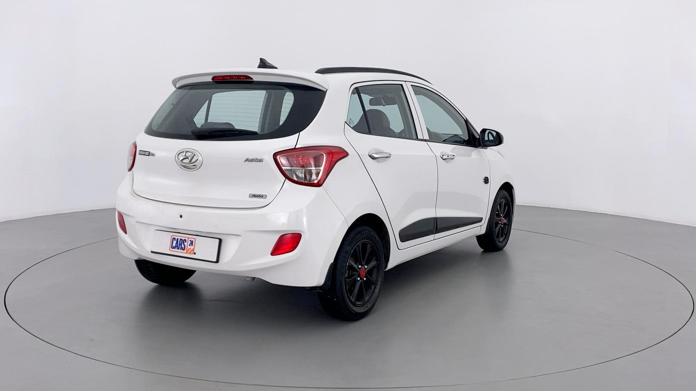 2015 Hyundai Grand i10 ASTA 1.2 AT VTVT, Petrol, Automatic, 50,265 km, Right Back Diagonal