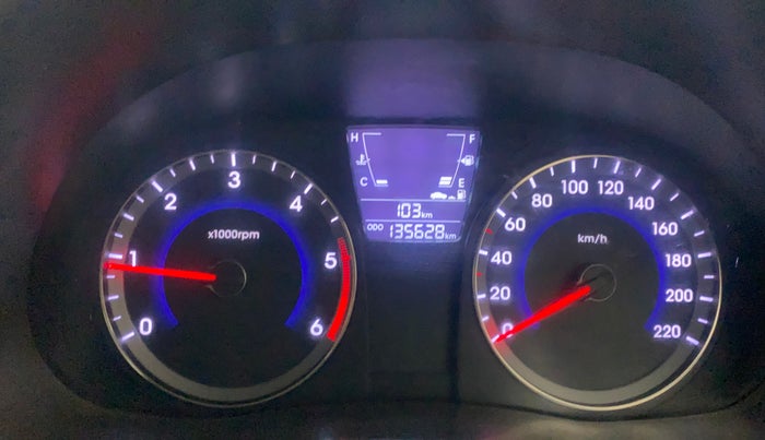 2012 Hyundai Verna FLUIDIC 1.4 CRDI, Diesel, Manual, 1,35,592 km, Odometer Image