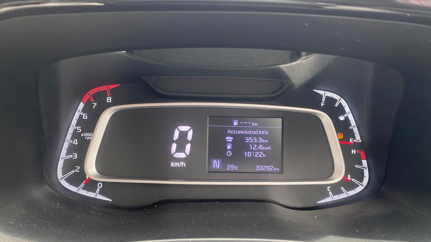 2022 KIA SONET HTX 1.0 IMT, Petrol, Manual, 33,281 km, Odometer Image