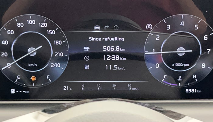 2025 KIA SELTOS HTX (O)1.5 Petrol MT, Petrol, Manual, 8,337 km, Odometer Image