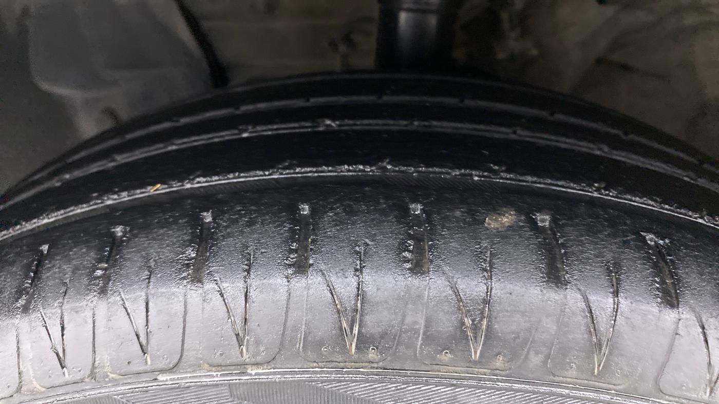 2014 Nissan Micra XV CVT, Petrol, Automatic, 96,434 km, Left Front Tyre Tread