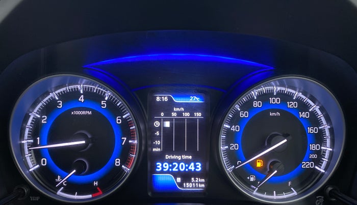 2021 Toyota Glanza G ISG, Petrol, Manual, 15,010 km, Odometer Image