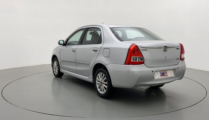 2011 Toyota Etios VX, Petrol, Manual, 64,947 km, Left Back Diagonal