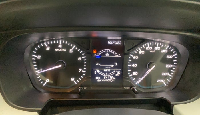 2022 Tata PUNCH ACCOMPLISHED MT, Petrol, Manual, 34,171 km, Odometer Image
