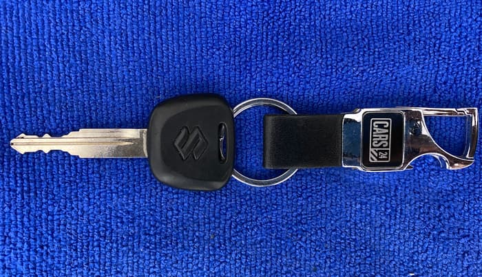 2020 Maruti Eeco 5 STR WITH A/C+HTR, Petrol, Manual, 57,216 km, Key Close Up