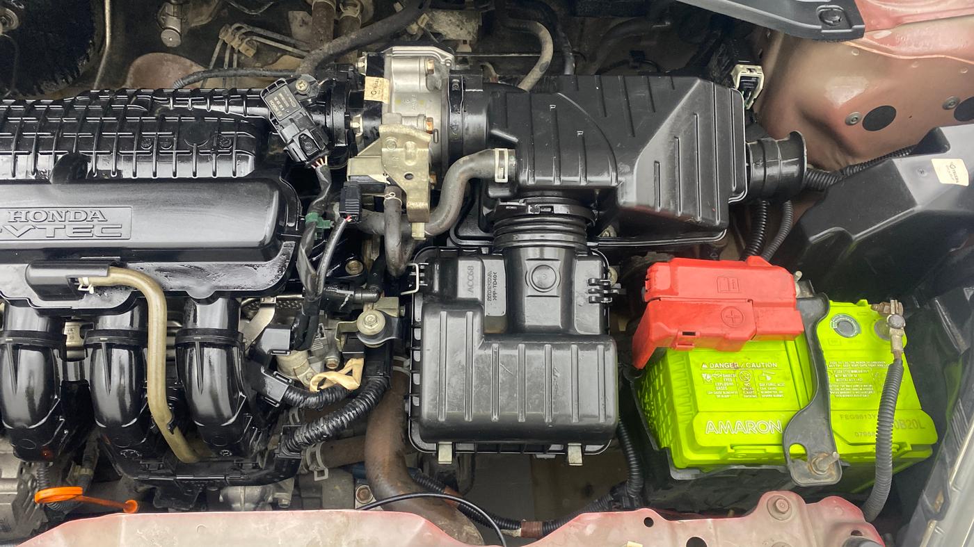 2013 Honda Brio S MT, Petrol, Manual, 1,10,987 km, Engine View - Left