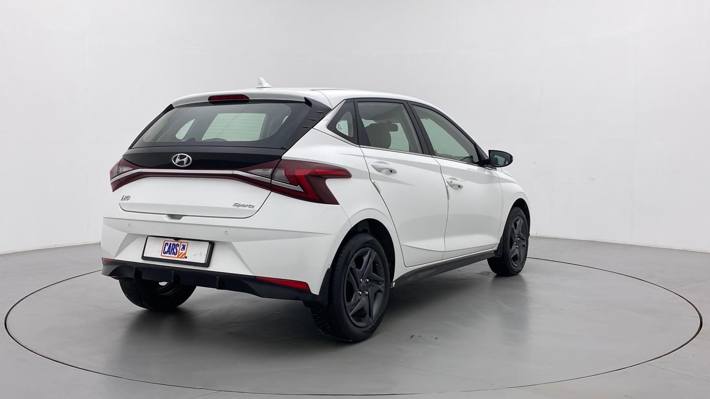 2021 Hyundai NEW I20 SPORTZ 1.2 MT, Petrol, Manual, 12,608 km, Right Back Diagonal