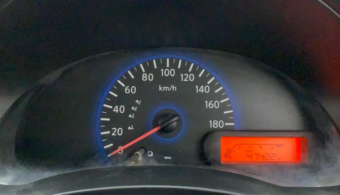 2014 Datsun Go A, Petrol, Manual, 47,422 km, Odometer Image