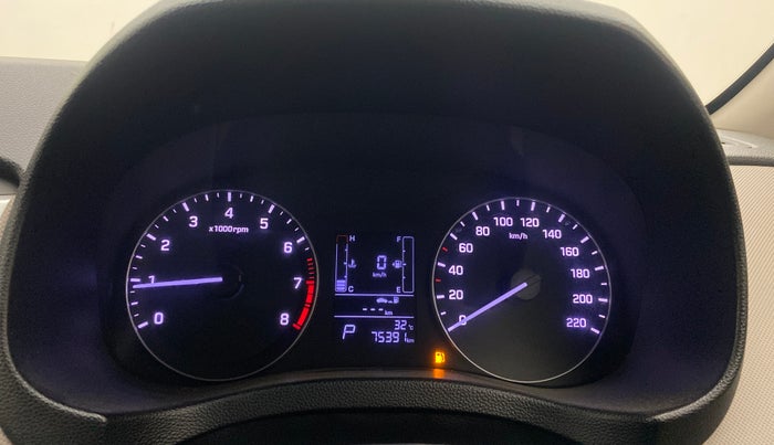 2018 Hyundai Creta SX AT 1.6 PETROL, Petrol, Automatic, 75,361 km, Odometer Image