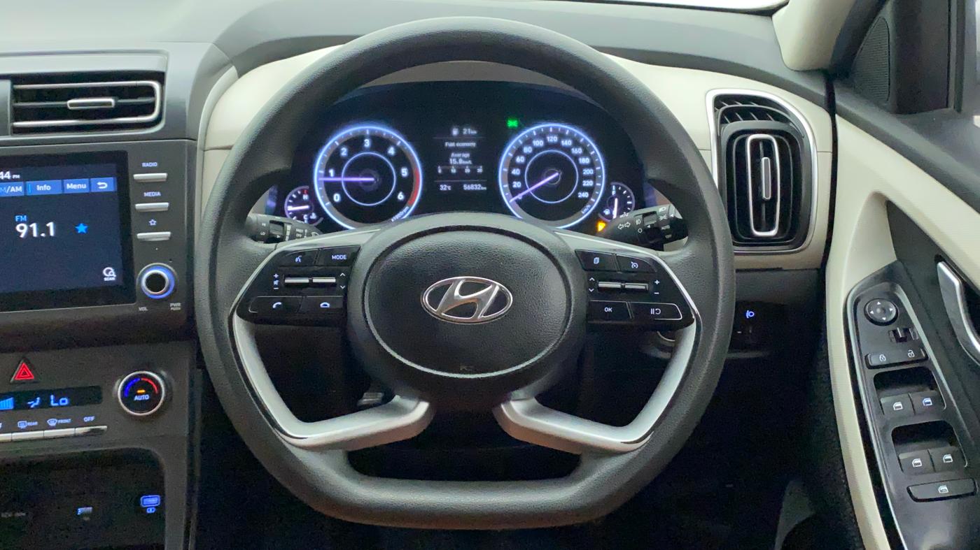 2021 Hyundai Creta S 1.5 DIESEL, Diesel, Manual, 57,570 km, Steering Wheel Close Up