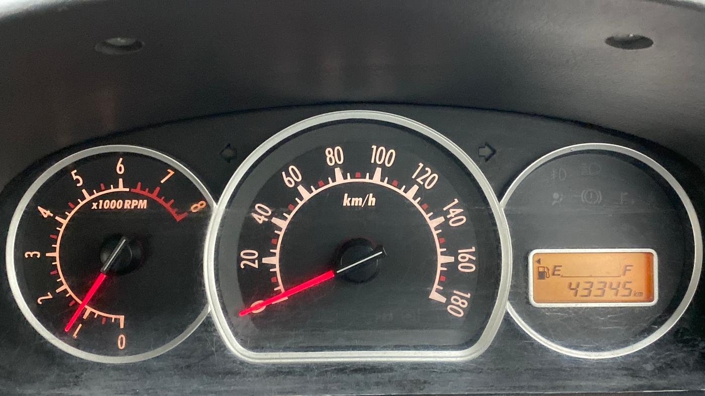 2012 Maruti Alto K10 VXI P, Petrol, Manual, 43,406 km, Odometer Image