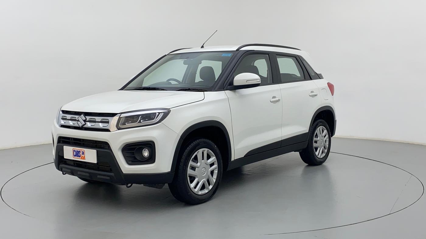 2021 Maruti Vitara Brezza VXI, Petrol, Manual, 10,870 km, Left Front Diagonal