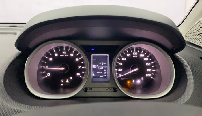 2016 Tata Tiago XZ PETROL, Petrol, Manual, 66,808 km, Odometer Image