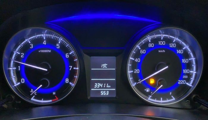2019 Maruti Baleno DELTA PETROL 1.2, Petrol, Manual, 33,410 km, Odometer Image