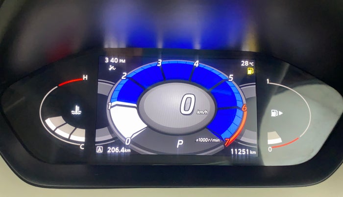 2022 Nissan MAGNITE XV TURBO CVT, Petrol, Automatic, 11,250 km, Odometer Image