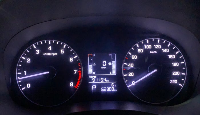 2017 Hyundai Creta SX PLUS AT 1.6 PETROL, Petrol, Automatic, 62,301 km, Odometer Image