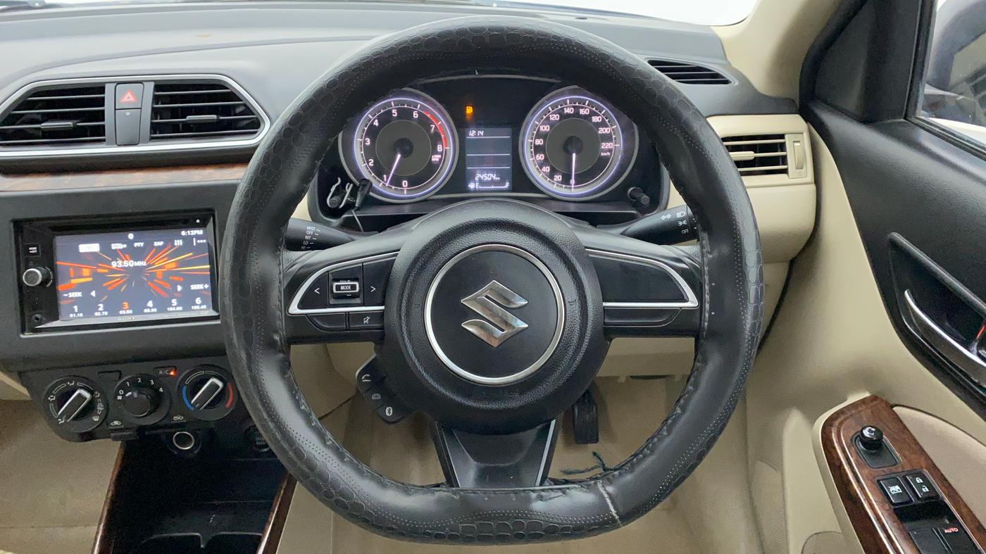 2018 Maruti Dzire VXI, Petrol, Manual, 24,556 km, Steering Wheel Close Up