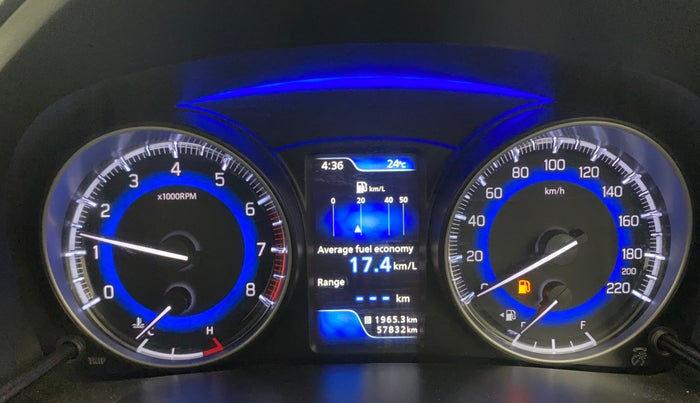 2021 Maruti Baleno ZETA PETROL 1.2, Petrol, Manual, 57,831 km, Odometer Image