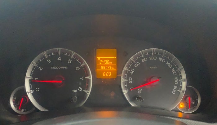 2015 Maruti Swift VXI, Petrol, Manual, 99,745 km, Odometer Image