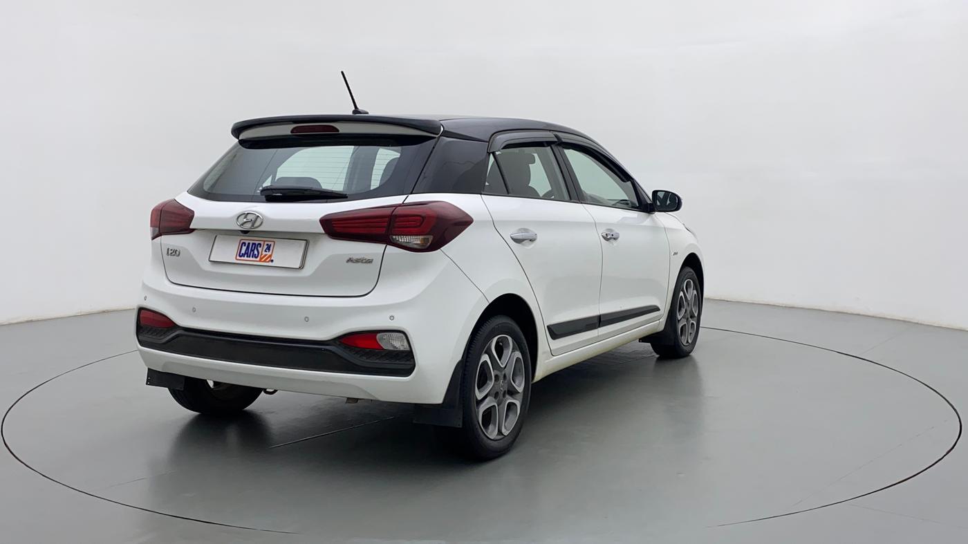 2019 Hyundai Elite i20 1.2  ASTA (O) CVT, Petrol, Automatic, 40,029 km, Right Back Diagonal