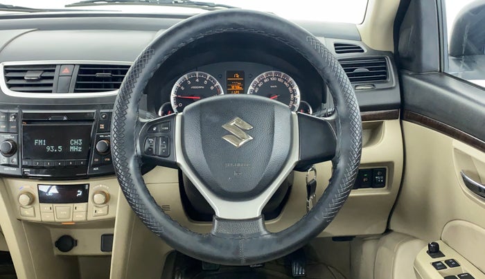 2014 Maruti Swift Dzire ZXI, Petrol, Manual, 70,706 km, Steering Wheel Close Up