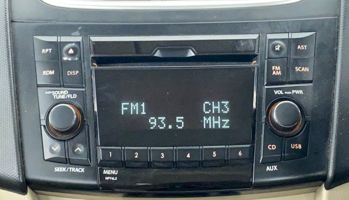 2014 Maruti Swift Dzire ZXI, Petrol, Manual, 70,706 km, Infotainment System
