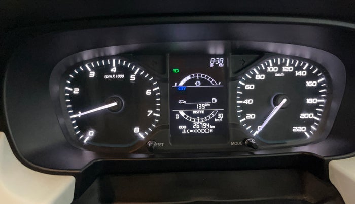 2021 Tata PUNCH ACCOMPLISHED MT, Petrol, Manual, 26,747 km, Odometer Image