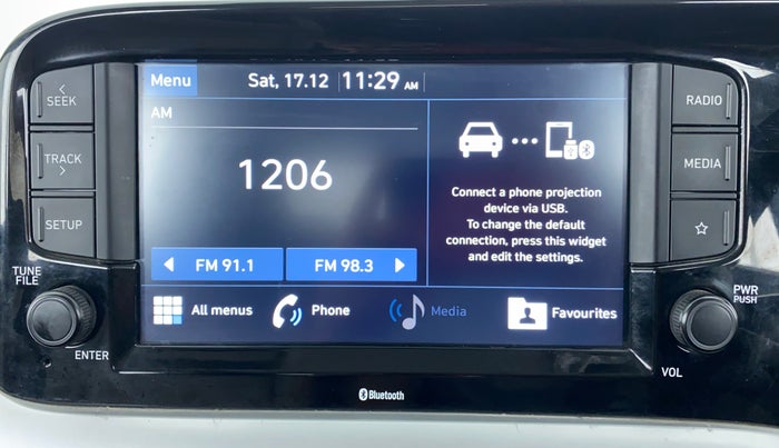 2021 Hyundai GRAND I10 NIOS SPORTZ CNG MT, CNG, Manual, 28,955 km, Infotainment System