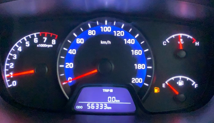 2016 Hyundai Xcent SX 1.2, Petrol, Manual, 56,652 km, Odometer Image