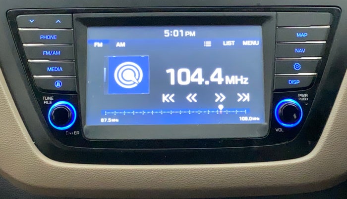 2018 Hyundai Elite i20 ASTA 1.2 (O), Petrol, Manual, 40,129 km, Infotainment System