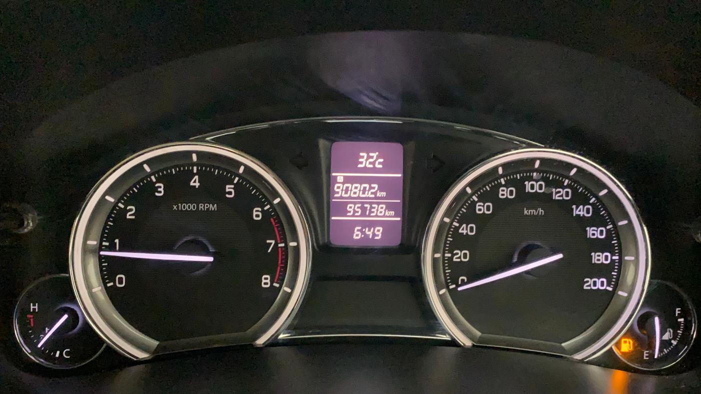 2015 Maruti Ciaz VXI+, Petrol, Manual, 95,738 km, Odometer Image