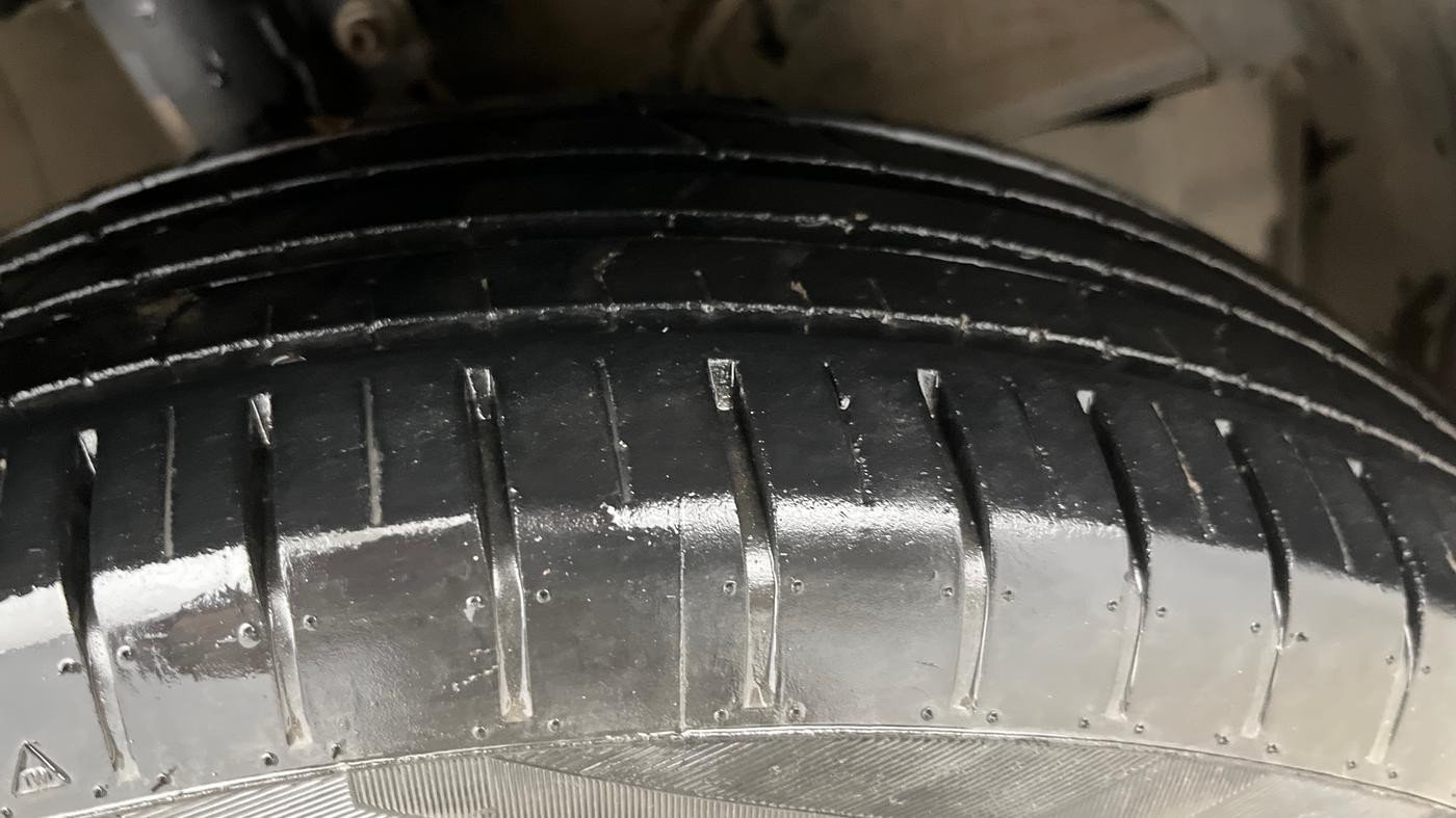 2022 Maruti Baleno DELTA PETROL 1.2, Petrol, Manual, 47,073 km, Right Front Tyre Tread