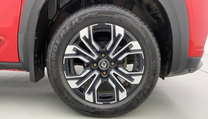 2021 Renault Kiger RXZ CVT 1.0 TURBO DUAL TONE, Petrol, Automatic, 14,569 km, Right Front Wheel