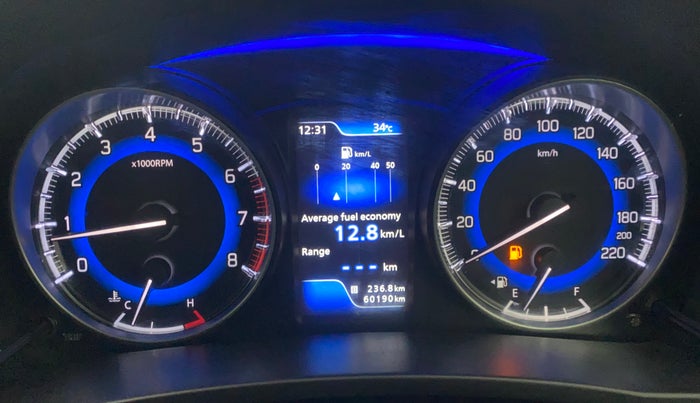 2017 Maruti Baleno ZETA PETROL 1.2, Petrol, Manual, 60,138 km, Odometer Image
