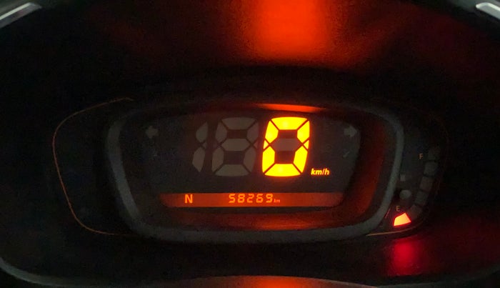 2018 Renault Kwid RXT 1.0 AMT (O), Petrol, Automatic, 58,257 km, Odometer Image