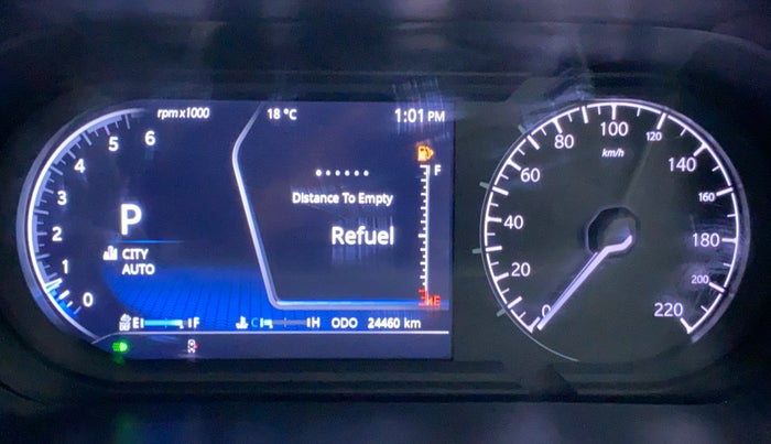 2021 Tata Harrier XZA, Diesel, Automatic, 24,437 km, Odometer Image
