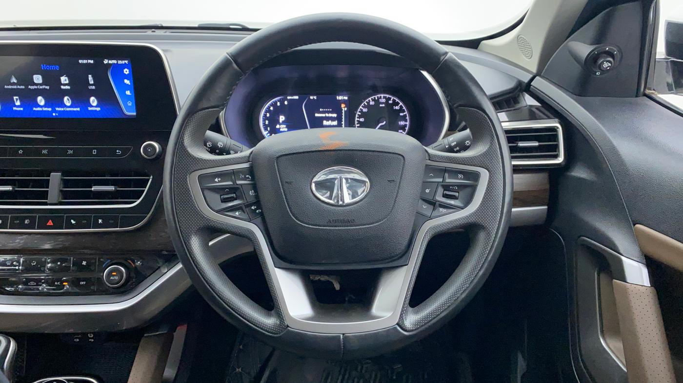2021 Tata Harrier XZA, Diesel, Automatic, 24,437 km, Steering Wheel Close Up